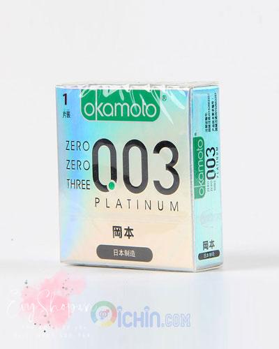 Okamoto Platinum 0.03 hộp 1 cái